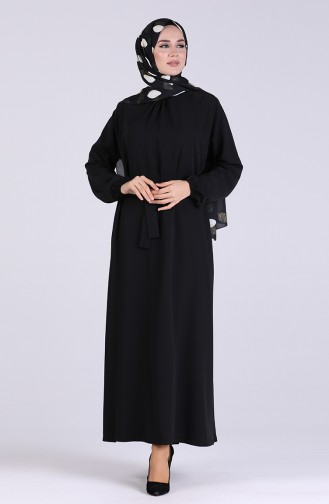 Belted Dress 1324-03 Black 1324-03