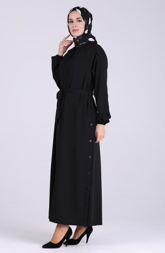 Belted Dress 1324-03 Black 1324-03