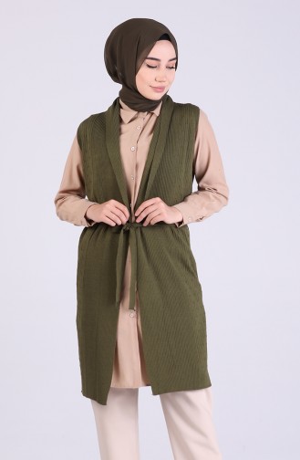 Khaki Waistcoats 4131-03