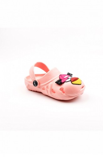 Pink Kid s Slippers & Sandals 2138.FLORASAN PEMBE