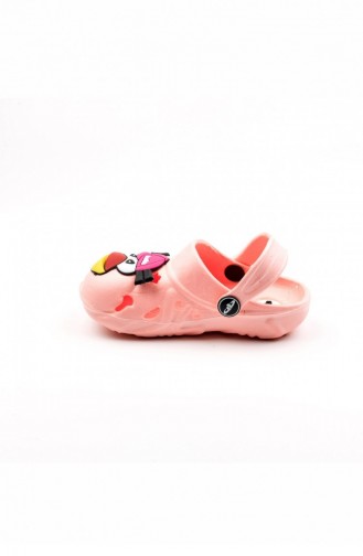 Pink Kid s Slippers & Sandals 2138.FLORASAN PEMBE
