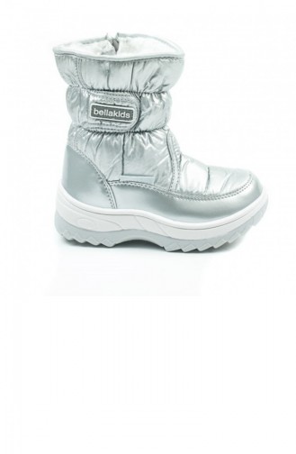 Silver Gray Children`s Shoes 1601.GUMUS