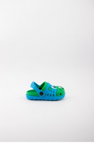 Turquoise Kid s Slippers & Sandals 1749.TURKUAZ-YESIL