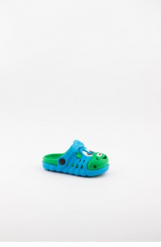 Turquoise Kid s Slippers & Sandals 1749.TURKUAZ-YESIL