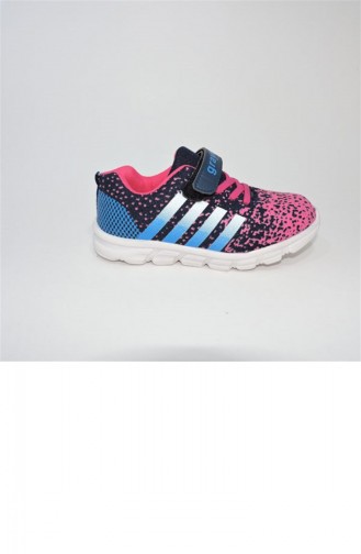 Dunkelblau Kinderschuhe 3425.LACIVERT-FUSYA