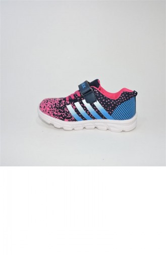 Dunkelblau Kinderschuhe 3425.LACIVERT-FUSYA