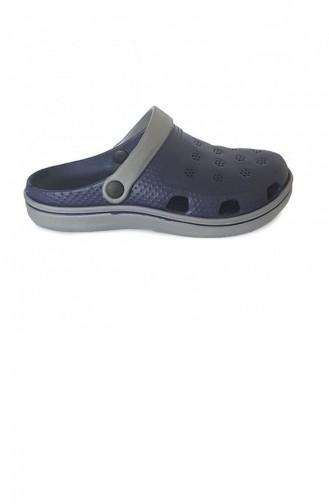 Navy Blue Summer slippers 2648.LACIVERT-GRI