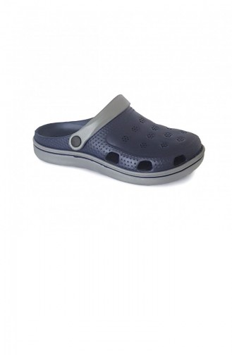 Navy Blue Summer slippers 2648.LACIVERT-GRI