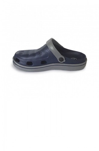 Navy Blue Summer slippers 2648.LACIVERT-GRI