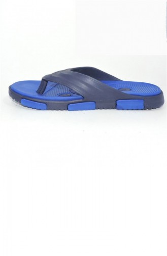 Blue Summer slippers 1774.LACİVERT - MAVİ