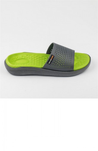 Pistachio Green Summer slippers 3216.GRI-FISTIK YESIL