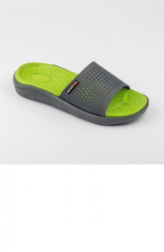 Pistachio Green Summer slippers 3216.GRI-FISTIK YESIL