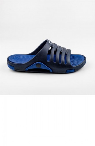 Blue Summer slippers 2647.LACİVERT - MAVİ
