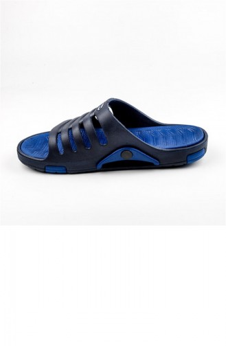 Blue Summer slippers 2647.LACİVERT - MAVİ