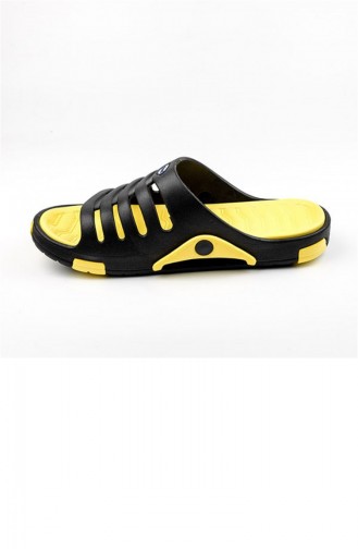 Yellow Summer Slippers 2647.SİYAH - SARI