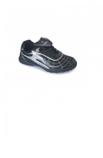 Black Children`s Shoes 2051.SIYAH-GUMUS