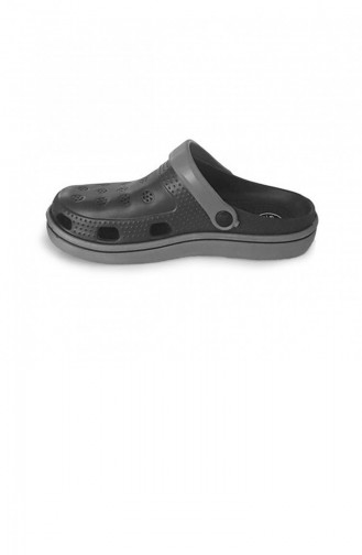 Black Summer slippers 2649.SIYAH-GRI