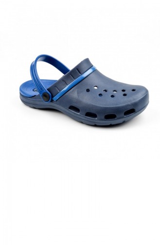 Navy Blue Summer slippers 2724.LACIVERT-MAVI