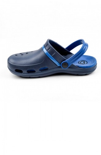 Navy Blue Summer slippers 2724.LACIVERT-MAVI