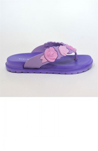 Lilac Summer slippers 3222.LILA-PEMBE