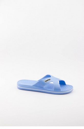 Light Blue Summer Slippers 1508.AÇIK MAVİ