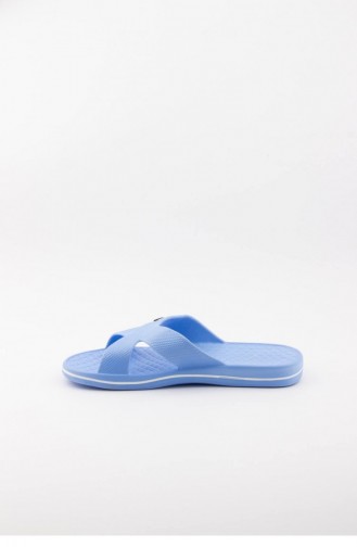 Light Blue Summer Slippers 1508.AÇIK MAVİ