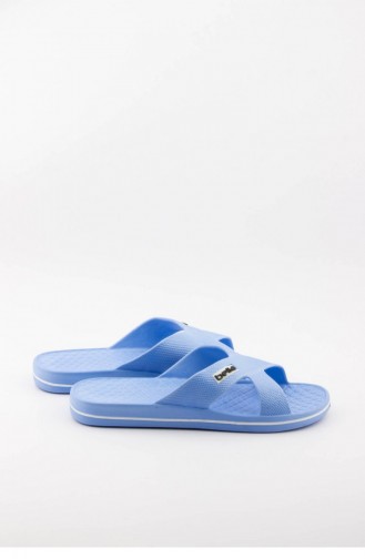 Light Blue Summer Slippers 1508.AÇIK MAVİ