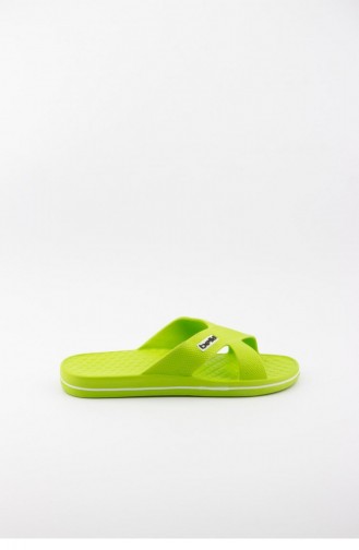 Pistachio Green Summer slippers 1508.FISTIK YESIL