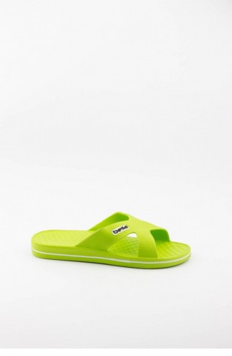 Pistachio Green Summer slippers 1508.FISTIK YESIL
