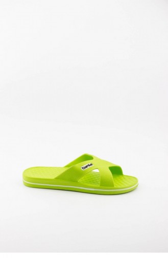 Pistachio Green Summer Slippers 1508.FISTIK YESIL