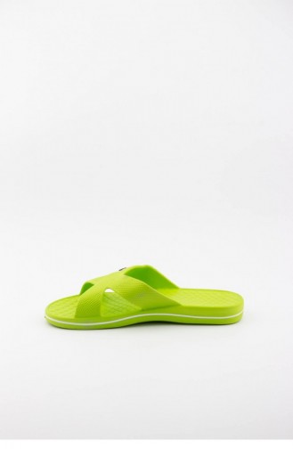 Pistachio Green Summer Slippers 1508.FISTIK YESIL