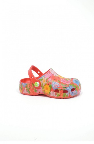 Red Kid s Slippers & Sandals 3386.KIRMIZI