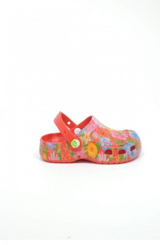 Red Kid s Slippers & Sandals 3386.KIRMIZI