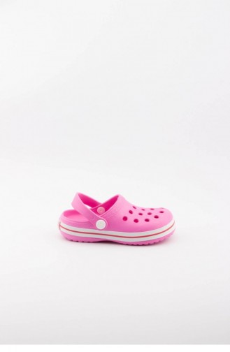 Fuchsia Kid s Slippers & Sandals 3491.MM PEMBE-BEYAZ-FUŞYA