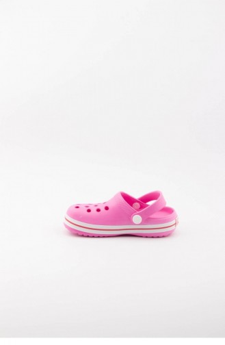 Fuchsia Kid s Slippers & Sandals 3491.MM PEMBE-BEYAZ-FUŞYA