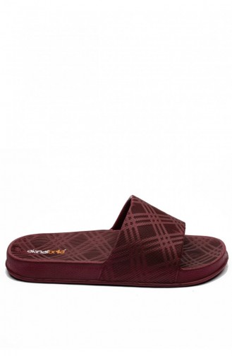 Claret red Summer slippers 3512.MM BORDO