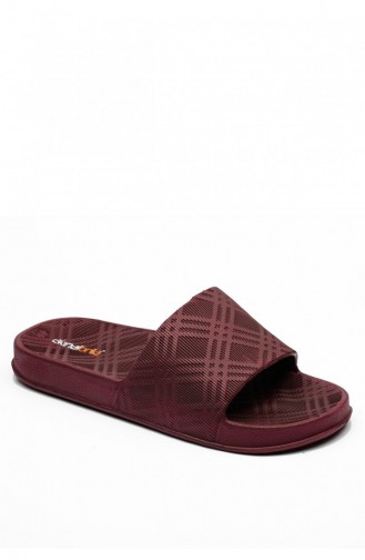 Claret red Summer slippers 3512.MM BORDO