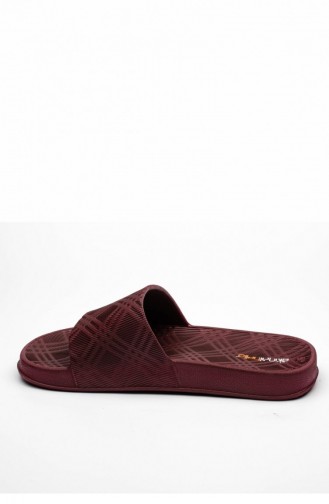 Claret red Summer slippers 3512.MM BORDO