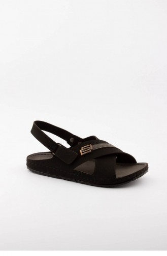 Black Summer Sandals 3514.MM SIYAH
