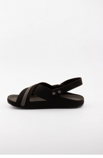 Black Summer Sandals 3514.MM SIYAH