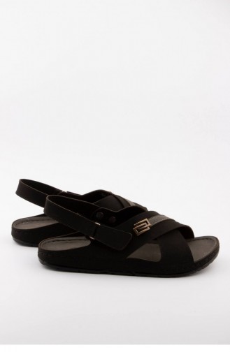 Black Summer Sandals 3514.MM SIYAH