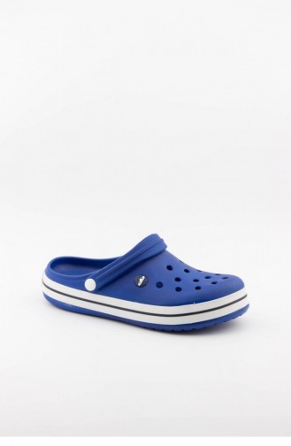 Blue Summer Slippers 3464.MM MAVI-BEYAZ-LACI