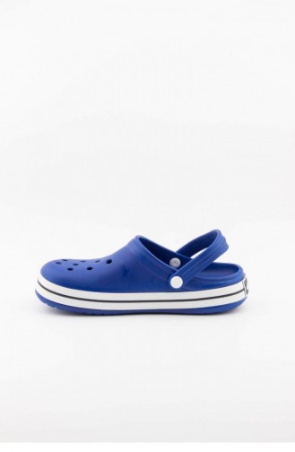 Blue Summer Slippers 3464.MM MAVI-BEYAZ-LACI