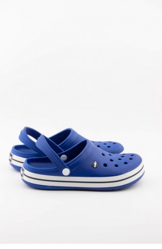 Blue Summer Slippers 3464.MM MAVI-BEYAZ-LACI