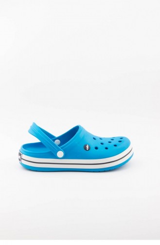 Turquoise Summer slippers 3464.MM TURKUAZ-BEYAZ-LACİ