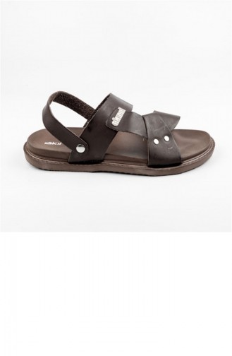 Brown Summer Sandals 3273.KAHVE