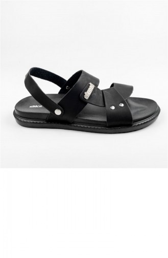 Black Summer Sandals 3273.SIYAH