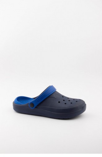 Blue Summer Slippers 3474.MM LACIVERT-MAVI