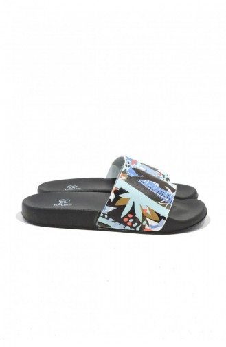 Black Summer Slippers 3526.MM SIYAH