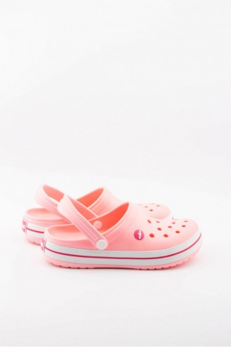 Pink Summer slippers 3459.MM F.PEMBE-BEYAZ-FUŞYA